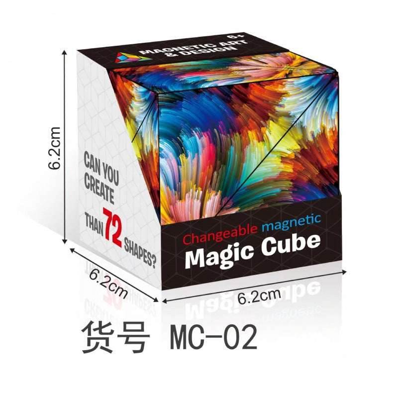 New Patented Fidget Cube w/ 36 Rare Earth Magnets - Extraordinary 3D Magic Cube - BOOST TOYS
