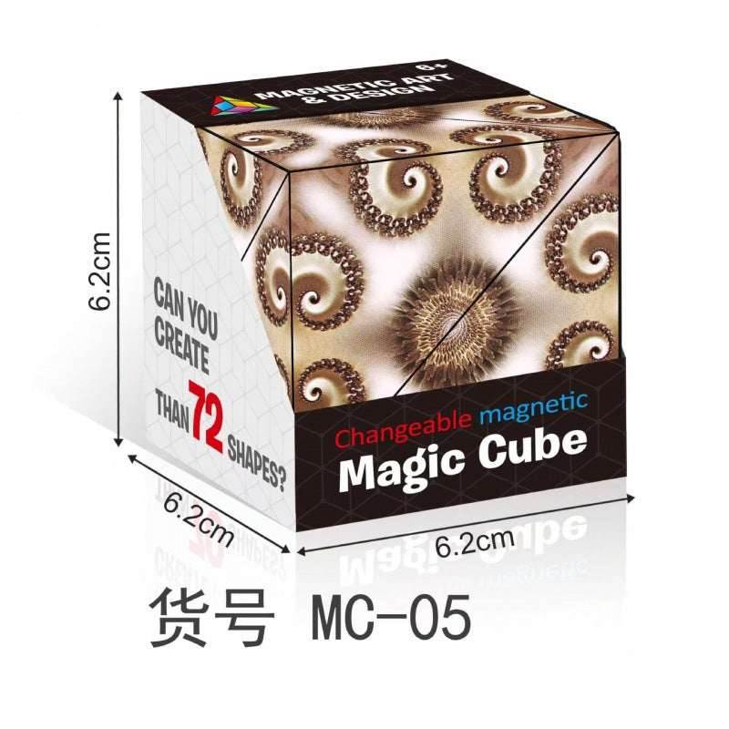 New Patented Fidget Cube w/ 36 Rare Earth Magnets - Extraordinary 3D Magic Cube - BOOST TOYS