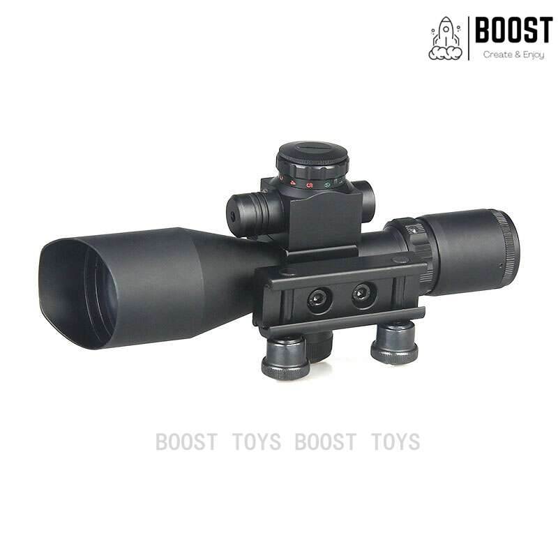 S05- 2.5-10x40ER Aluminum Scope With Red Laser - BOOST TOYS