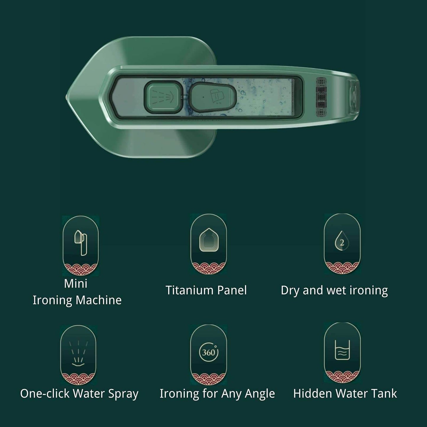 Professional Micro Steam Iron Portable Mini Steam Iron - BOOST TOYS
