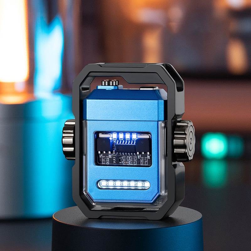 Electric Dual Arc Lighter USB Rechargable Windproof Flameless - BOOST TOYS