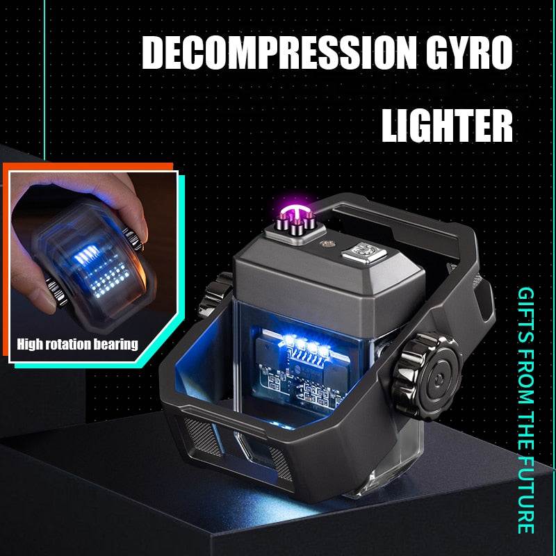 Electric Dual Arc Lighter USB Rechargable Windproof Flameless - BOOST TOYS