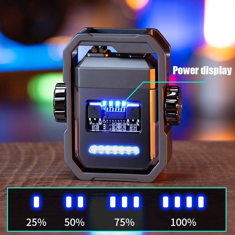 Electric Dual Arc Lighter USB Rechargable Windproof Flameless - BOOST TOYS