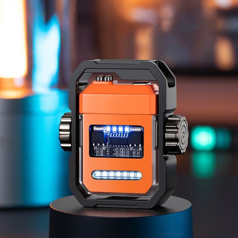 Electric Dual Arc Lighter USB Rechargable Windproof Flameless - BOOST TOYS