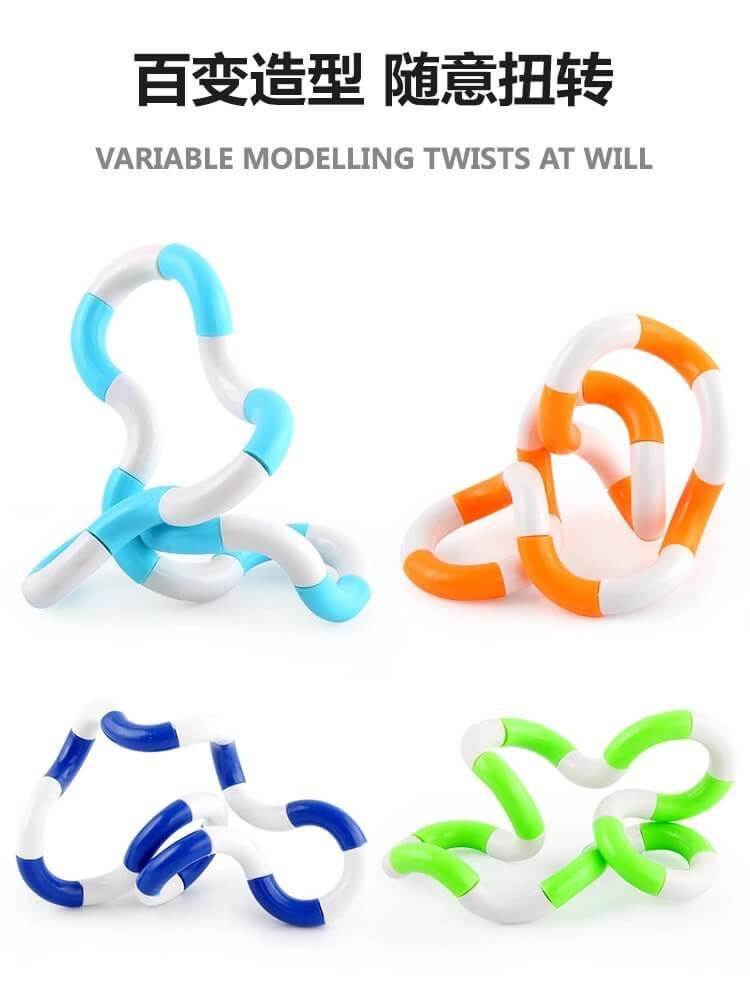 5 Pcs Soft Tangle - BOOST TOYS