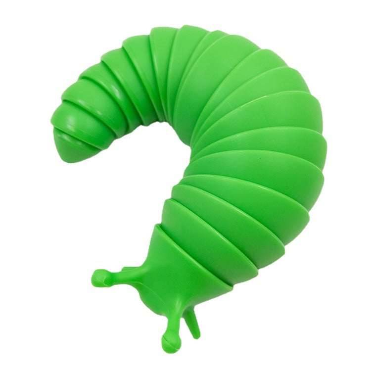 Fidget Slug 3D Printed Articulated Sticky Stretch - BOOST TOYS