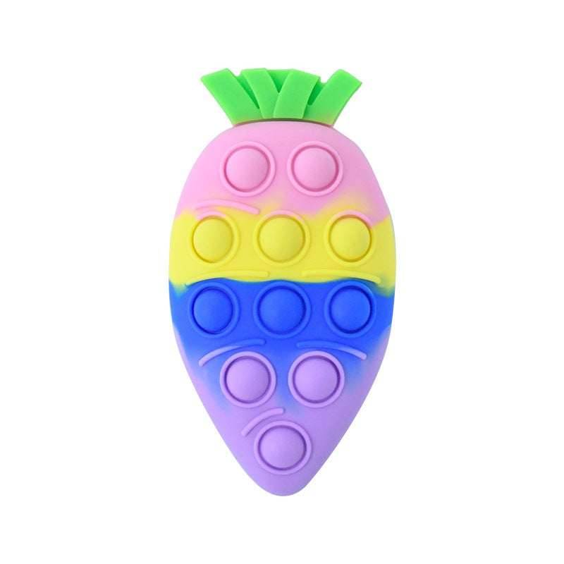 New 3D Unicorn Pineapple Carrot Duck Godzilla popit - BOOST TOYS