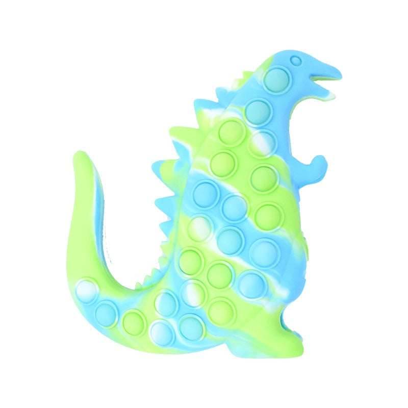 New 3D Unicorn Pineapple Carrot Duck Godzilla popit - BOOST TOYS