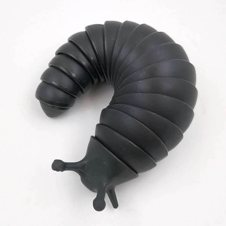 Fidget Slug 3D Printed Articulated Sticky Stretch - BOOST TOYS