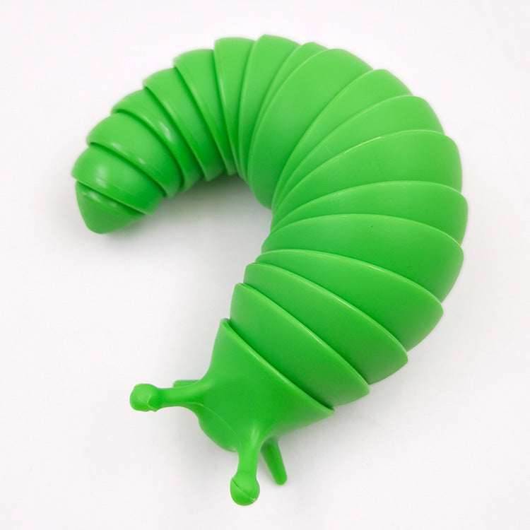 Fidget Slug 3D Printed Articulated Sticky Stretch - BOOST TOYS