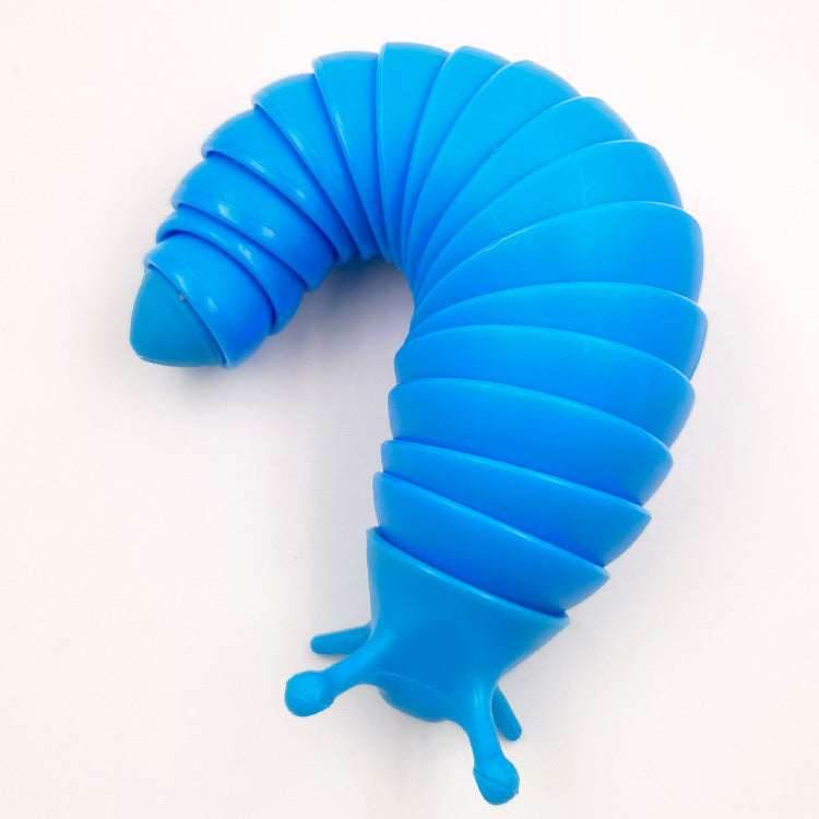 Fidget Slug 3D Printed Articulated Sticky Stretch - BOOST TOYS