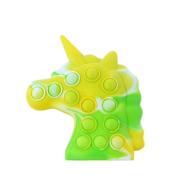New 3D Unicorn Pineapple Carrot Duck Godzilla popit - BOOST TOYS