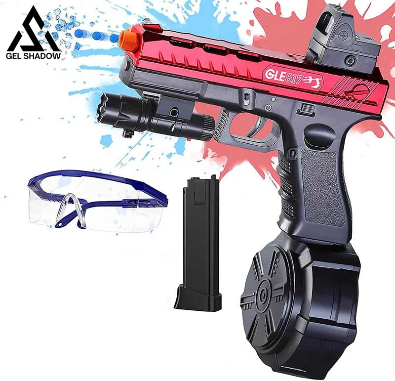 Gle 817 Glock Toy Gel Ball Blaster With Drum
